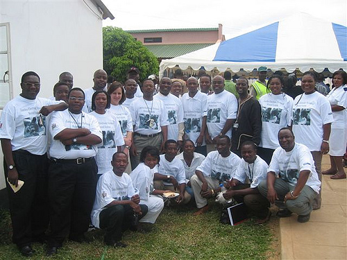 The ZEPRS team at the lauch of the electronic patient referral component in 2005.