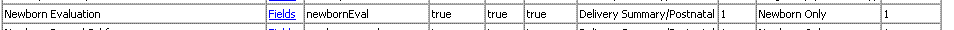 Admin - Newborn Eval properties