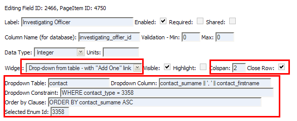 Values for dropdown-add-one field