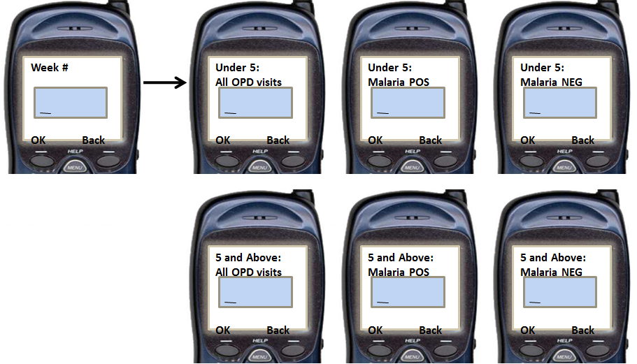 MEEDS users submit individual case data and aggregate data using simple cell phone handsets.