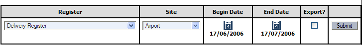 Filtering ZEPRS reports by date