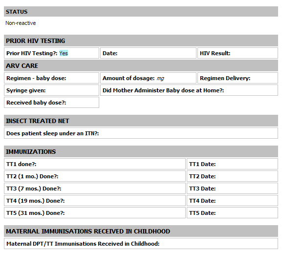 Safe Mothergood form