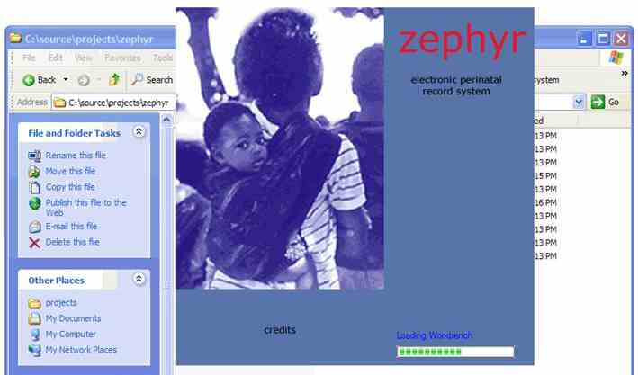 zephyr splash screen